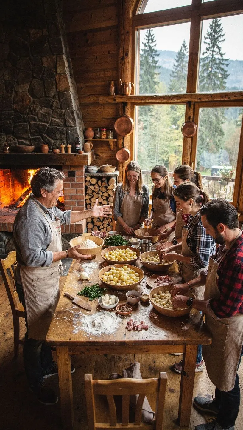 Visitors exploring an interactive exhibit at a local museum showcasing Slovak culture.