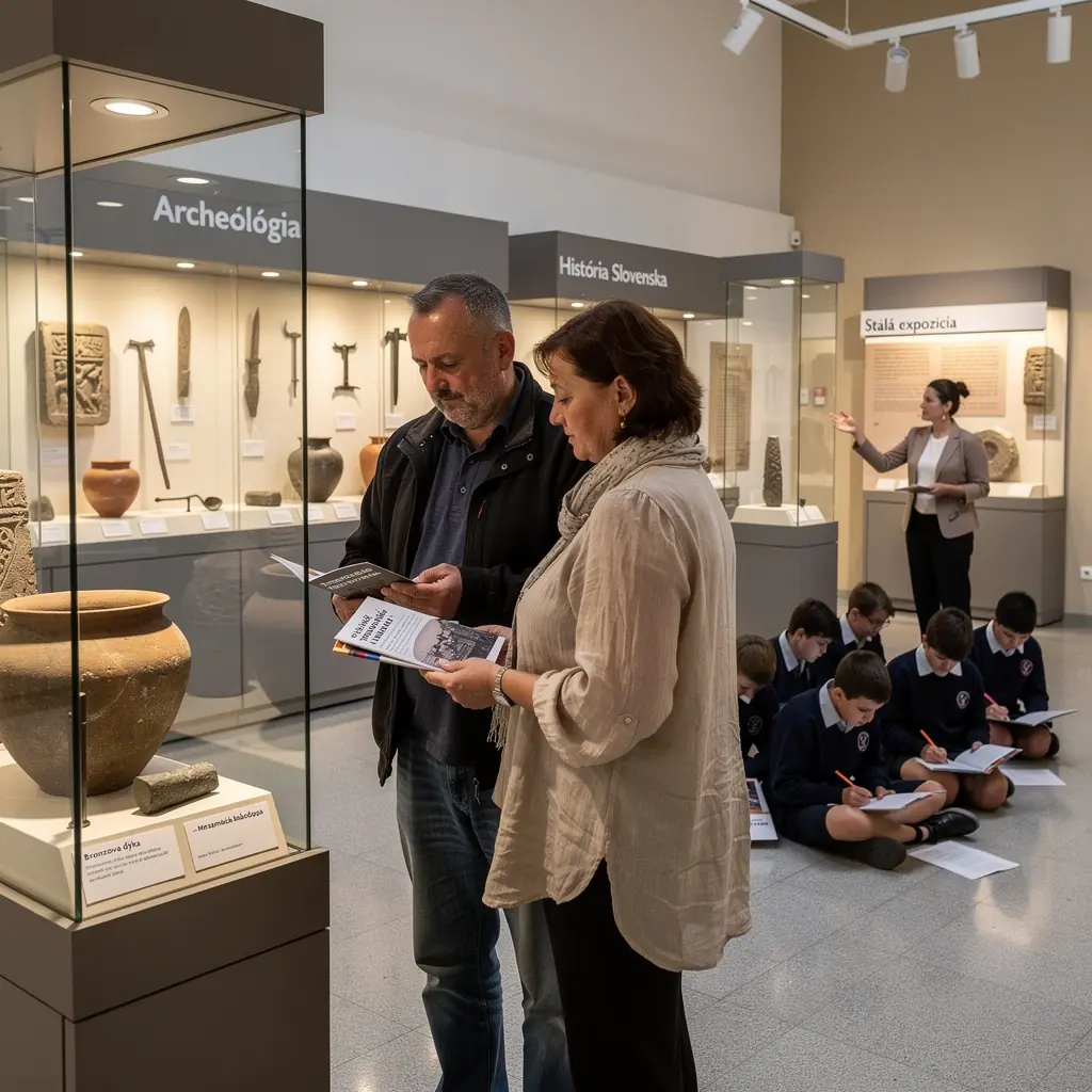 A calendar displaying upcoming cultural events and festivals across Slovakia.
